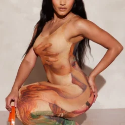 Shape Robe Longue En Mesh Multicolore à Imprimé Corps -Promos Jupe Éthérée Boutique 6cf41c1be3d00586f66d6e1789c0f4a3132efd88 cnd5198 3