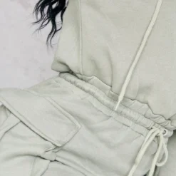 Shape Robe Pull Cache-coeur Vert Sauge Kaki Style Utilitaire à Décolleté Et Poches -Promos Jupe Éthérée Boutique 6d0ba2884f0e98fc5da71c028d3dfad391bac38b cnb0928 4