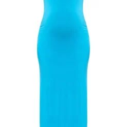 Logic Maternité Robe De Grossesse Longue Bleu Vif à Col Rond -Promos Jupe Éthérée Boutique 6eaed60e6c0032275dfc4872dbc8b97c19464f07 cnf2317 5