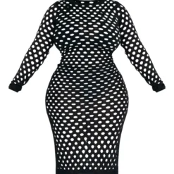 Plus Robe De Plage Noire En Maille Tricot Texturée -Promos Jupe Éthérée Boutique 7135331cbc1c0be0cd5aee8e5d2a973fa48b7129 cnc9648 5