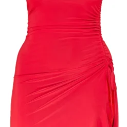 Logic Shape Robe Bustier Très Moulante Rouge à Côtés Froncés Et Ourlet Volanté -Promos Jupe Éthérée Boutique 7375ada6d4b6bb8e4a678c9251d370fab8c5049e cnb2805 5