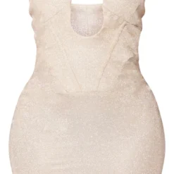 Shape Robe Moulante Pailletée Dorée à Décolleté Et Empiècements -Promos Jupe Éthérée Boutique 73c1531cae7bf23bf12b6b307416d13485b8b8ce cna5976 5