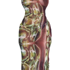 Shape Robe Longue Sans Manches En Mesh Transparent Découpé Kaki Imprimé Reptile -Promos Jupe Éthérée Boutique 7746ceb0e881ae0242bc3b96df8cade7633d8cf6 cnb7855 5