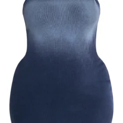 Plus Robe Moulante Côtelée Bleu Délavé à Col Nageur -Promos Jupe Éthérée Boutique 7aaddc170a4f00c0136be9be87ed7c24bfe14272 cne4096 5