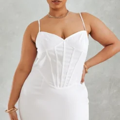 Plus Robe Moulante Blanche Détail Bretelles -Promos Jupe Éthérée Boutique 7bd198a4f946543ea7316247f3d979d3201d8e57 cnd4871 1