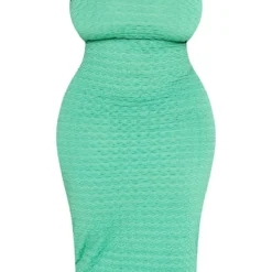 Plus Robe Mi-longue Vert Olive Effet Bulle Texturée Asymétrique -Promos Jupe Éthérée Boutique 7c725174fad8d37a202a629a863d91712f29e2c7 cne4149 5