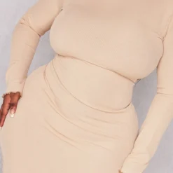 Plus Robe Mi-longue Sable Clair à Manches Longues Et Ourlet Légèrement Volanté 8 Plus Robe Mi-longue Sable Clair à Manches Longues Et Ourlet Légèrement Volanté -Promos Jupe Éthérée Boutique 8464195fd81934e3a7c9d6e7364d780434cbe8ae cnd3031 4