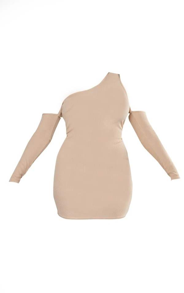 Plus Robe Moulante Côtelée Rose Profond Découpée à épaules Dénudées 5 Plus Robe Moulante Côtelée Rose Profond Découpée à épaules Dénudées – Image 5