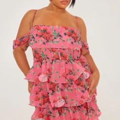 Plus Robe Moulante Rose Fleurie à Fronces 7 Plus Robe Moulante Rose Fleurie à Fronces -Promos Jupe Éthérée Boutique 89a668a5667e2e094faf5ebd1fc1ee28588adb7a cne0713 3