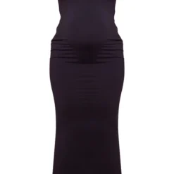 Maternité Robe De Grossesse Mi-longue Douce Noire Sculpt à Bretelles -Promos Jupe Éthérée Boutique 8a559e06d68a3823ef0c80f36cda483292ac0446 cnd7217 5
