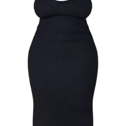 Plus Robe Longue En Maille Tricot Noire à Décolleté Plongeant 9 Plus Robe Longue En Maille Tricot Noire à Décolleté Plongeant -Promos Jupe Éthérée Boutique 8e8f969059b1922dcbf44c641e9d8e3aa87bf976 cmw2974 6
