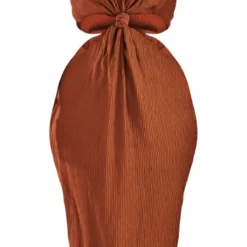 Plus Robe Mi-longue Plissée Chocolat à Détail Noeud -Promos Jupe Éthérée Boutique 8f14f4bd59737ea63f24a7031dab4f54b625c157 cnc7396 5