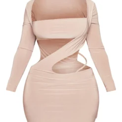 Shape Robe Moulante Taupe à Découpes Et Manches Longues -Promos Jupe Éthérée Boutique 92ef5fa2d1cf5625d49d86541c1eb9a9f5b535bb cne0614 5