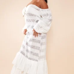 Plus Robe De Plage Longue En Maille Filet Blanche à Col Bardot Et Empiècement Coquillage 7 Plus Robe De Plage Longue En Maille Filet Blanche à Col Bardot Et Empiècement Coquillage -Promos Jupe Éthérée Boutique 937e22f5f67c40a2d37a7f6610286a25dce1661e cnd4848 3