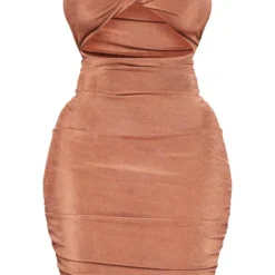 Shape Robe Mi-longue Moulante Marron Chocolat Torsadée En Acétate Froncé -Promos Jupe Éthérée Boutique 9475ac7051fec486003e5f95c2ce5f37e387ff05 cnc8661 5
