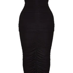 Shape Robe Bustier Longue Froncée Noire -Promos Jupe Éthérée Boutique 94a0a8bd61fc34e3b01e6f7aba7df46538d97c41 cme0425 6