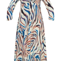 Plus Robe Longue Gris Pierre Imprimé Zèbre à Torsade -Promos Jupe Éthérée Boutique 964fbecb4b9d338c893818db031f0158ade50653 cmw8951 6