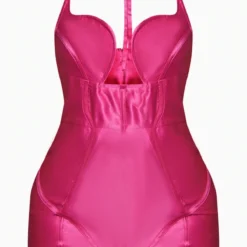 Petite Mini Robe Satinée Rose à Corset -Promos Jupe Éthérée Boutique 96c946a206c95910543ef94d2512473c45df68f3 cnd0140 5