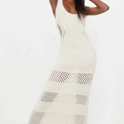 Tall Robe Longue En Crochet Crème à Décolleté -Promos Jupe Éthérée Boutique 97a54a30996c9dc27845b49357fd6270c8163b72 cms7752 4