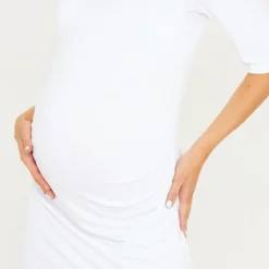 Maternité Robe De Grossesse Tee-shirt Basique Blanche à Manches Courtes 8 Maternité Robe De Grossesse Tee-shirt Basique Blanche à Manches Courtes -Promos Jupe Éthérée Boutique 98b1ee6fe2f2668660f5d761f609cbe8df8a1d62 cms0997 4