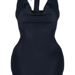 Shape Mini Robe Douce Noire à Décolleté Très Plongeant -Promos Jupe Éthérée Boutique 9e10efcb2b0fdd508f4d78922ece30ddee5d9c1c cnd7469 5