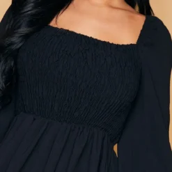 Petite Robe Babydoll Noir Profond -Promos Jupe Éthérée Boutique a08b348d6623c5aafe8abd35d2db0c8e7906a0c3 cmr0950 5