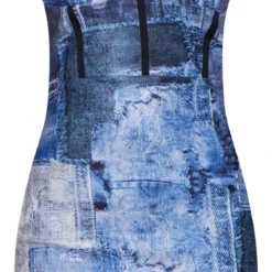 Petite Robe Moulante Bleue Imprimé Journal à Détail Corset -Promos Jupe Éthérée Boutique a20057fba44d6c789f8a0ba8eb242d8cba55721f cnb9881 5