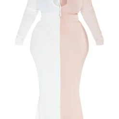 Plus Robe Longue Blanche à Deux Tons 9 Plus Robe Longue Blanche à Deux Tons -Promos Jupe Éthérée Boutique a38b1fb83b8e516e11ca4d2e7346c506eed77fb2 cnd7336 5