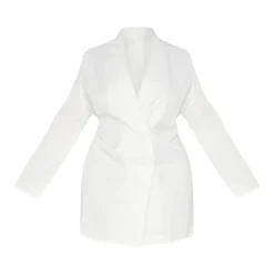 Plus Robe Blazer Blanche Oversize à Double Boutonnière -Promos Jupe Éthérée Boutique a6b1c3ac03f4bae199ada617aa8c960795e88ef8 cmz7682 5