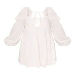 Plus Robe Droite En Coton Blanc à étages Volantés -Promos Jupe Éthérée Boutique a6eeb033d766b4f54dedde2d2ce4a5c432aee965 cmw4090 6