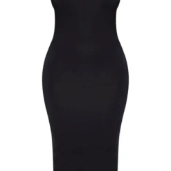Plus Robe Longue Noire à Encolure Ronde -Promos Jupe Éthérée Boutique a86fd62533e5173f268055718cda572ea5f59334 cme0149 3