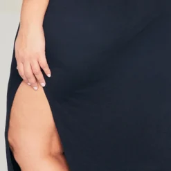 Logic Plus Robe T-shirt Mi-longue Oversize Noire -Promos Jupe Éthérée Boutique a93c7cbb4e60677494ddc7f11dfcba443b5e06bf cmm5338 5