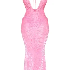 Shape Robe Longue Dévorée Rose Vif à Dos Nu Et Côtés Froncés -Promos Jupe Éthérée Boutique aa8697e62db9a6adbd52ac33ea352b016bcdc3a1 cne3619 5