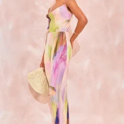 Tall Robe Longue Plissée Violette à Imprimé Aquarelle Et Bretelles 7 Tall Robe Longue Plissée Violette à Imprimé Aquarelle Et Bretelles -Promos Jupe Éthérée Boutique aafb6876baf594f08514c72d13659f30376cca23 cne8163 3