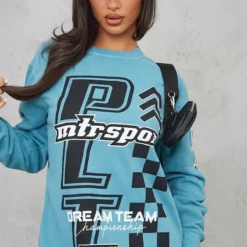 Petite Robe Pull Bleue Imprimé PLT Cross -Promos Jupe Éthérée Boutique ab943eb6caae3440fc780a1547915da6024fe258 cnd0248 4