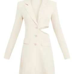 Tall Robe Blazer Blanc Cassé Découpée -Promos Jupe Éthérée Boutique ac4d4d8e50df10d6c3e6175fc2644b4f09eb0fc8 cnb9795 5