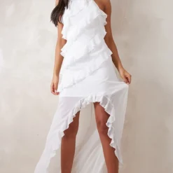 Tall Robe Longue Volantée Blanche à Bretelles -Promos Jupe Éthérée Boutique ad7e35babe24bdc5f8bb334a64944257fe682771 cnd3481 3