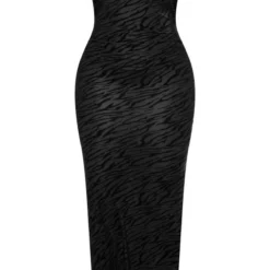 Shape Robe Longue Dévorée Noire às Nu -Promos Jupe Éthérée Boutique ade6b379d7d7c57b01d82868781291341233ee75 cne0467 5