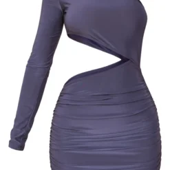 Petite Robe Très Moulante Froncée Gris Anthracite Asymétrique Découpée à La Taille -Promos Jupe Éthérée Boutique b2b8fbd1bccd183d1dbcdb8dec5a418bd806b902 cnc4835 5