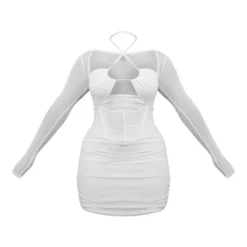 Shape Robe Moulante En Mesh Crème à Corset Découpé -Promos Jupe Éthérée Boutique b3c13dc5e725200e63f1cfb593900f4eccf8342b cnc8800 5