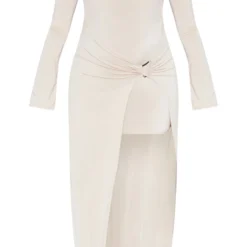 Maternité Robe De Grossesse Moulante Longue Beige à Boucle -Promos Jupe Éthérée Boutique b9aac5fd45bcb5e49484ad8b169617febad0d789 cnd7204 5