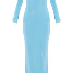 Petite Robe Longue Moulante Bleu Vif En Acétate à Col Bardot Et Manches Longues 9 Petite Robe Longue Moulante Bleu Vif En Acétate à Col Bardot Et Manches Longues -Promos Jupe Éthérée Boutique bced1107ed4c3d906b191f223dcbdeb749535ce9 cne5229 5
