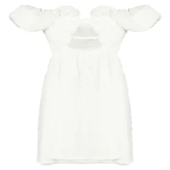 Petite Mini Robe Texturée Fleurie Blanche -Promos Jupe Éthérée Boutique c4f75e8cfa50f2a970998d9994d5d080b4abd362 cnd7148 5