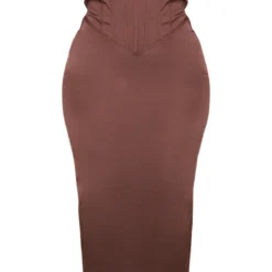 Plus Robe-corset Mi-longue Chocolat à Manches Drapées 9 Plus Robe-corset Mi-longue Chocolat à Manches Drapées -Promos Jupe Éthérée Boutique c5421589b2698d559dfb9c313b13ae3e505dc23e cnd4860 5