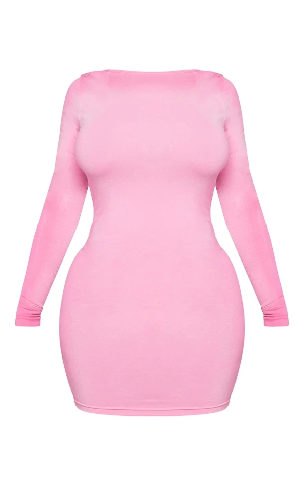 Shape Robe Courte Rose Vif Ombré à Dos Ouvert 5 Shape Robe Courte Rose Vif Ombré à Dos Ouvert – Image 5