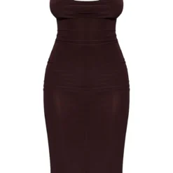 Petite Robe Longue Marron Chocolat Moulante à Col Bénitier -Promos Jupe Éthérée Boutique c8a8060e8647c99c3aa0e8fbd8cf5626d2b3d439 cmv1871 6