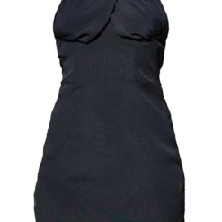 Petite Robe Moulante Noire Croisée Devant à Détail Buste -Promos Jupe Éthérée Boutique ca7d5f6cb2338f6d79360dfc1a7671eacb687296 cmt3166 6