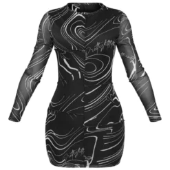 Petite Robe Moulante En Mesh Noir à Parties Contrastantes -Promos Jupe Éthérée Boutique cb35ed7bd3c0c982fab631ebdc2514dbd9283aef cnb9923 5