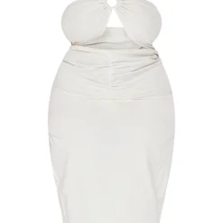 Plus Robe Mi-longue Dos Nu Gris Pierre à Détail Anneau -Promos Jupe Éthérée Boutique ccd925bc5f6635a19675d71d1fa340397e0dad18 cmy8464 6