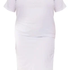 Logic Plus Robe T-shirt Mi-longue Oversize Blanche -Promos Jupe Éthérée Boutique cdb52500b63f1e03e2d2d7221c75b0380f428925 cne4087 5